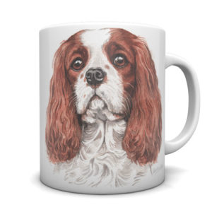 Cavalier King Charles Spaniel Ceramic Mug by Waggydogz