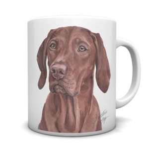 Hungarian Vizsla Ceramic Mug by Waggydogz