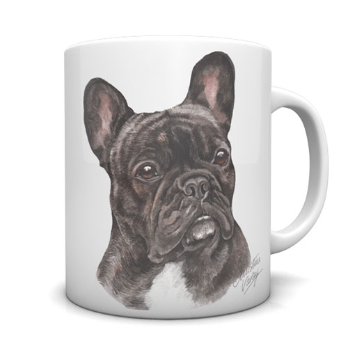 French Bulldog Ceramic Mug by Waggydogz