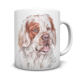 Clumber Spaniel Ceramic Mug by Waggydogz