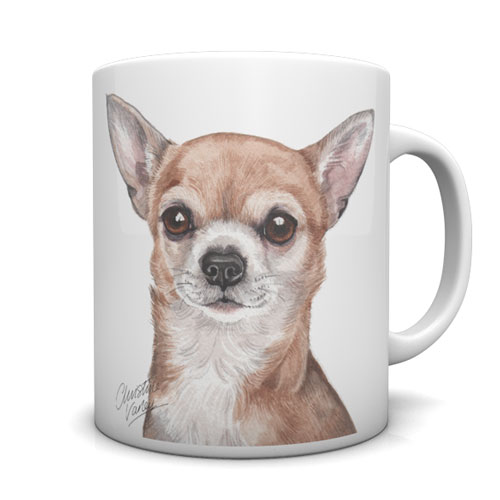 Chihuahua Ceramic Mug by Waggydogz