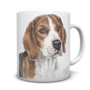 Beagle Ceramic Mug by Waggydogz
