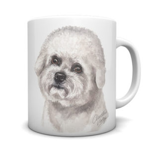 Bichon Frise Ceramic Mug by Waggydogz
