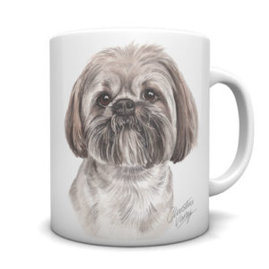 Lhasa Apso Ceramic Mug by Waggydogz