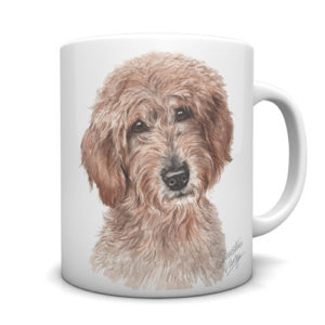 Labradoodle Ceramic Mug by Waggydogz