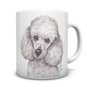 Miniature Poodle Ceramic Mug by Waggydogz