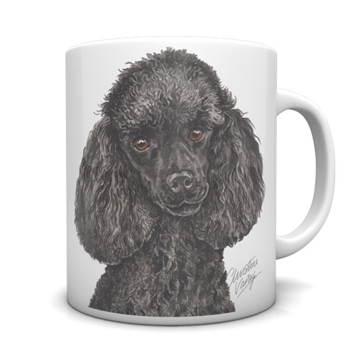 Miniature Poodle Ceramic Mug by Waggydogz
