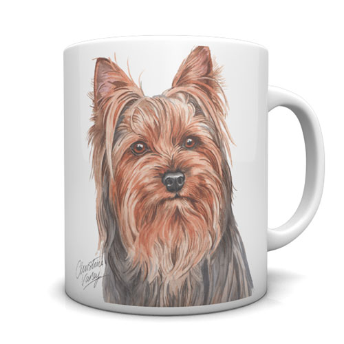 Yorkshire Terrier Ceramic Mug by Waggydogz