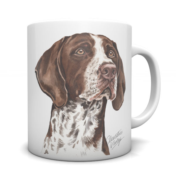 German Shorthaired Pointer Ceramic Mug by Waggydogz