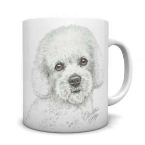 Bichon Frise Ceramic Mug by Waggydogz