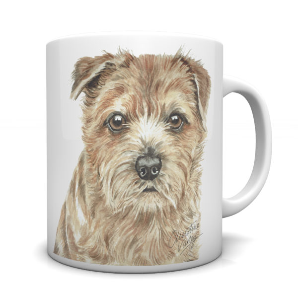 Norfolk Terrier Ceramic Mug by Waggydogz