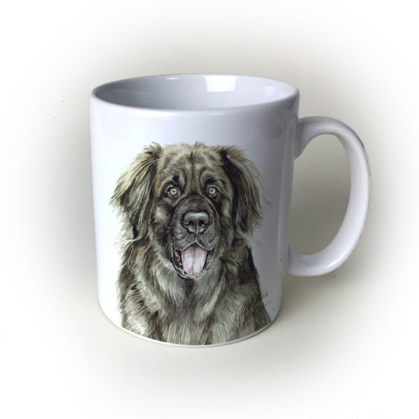 Leonberger Dog Ceramic Mug by Waggydogz