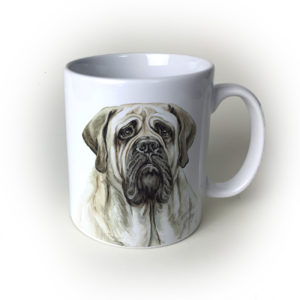 English Bull Mastiff Dog Ceramic Mug (CMG-250)