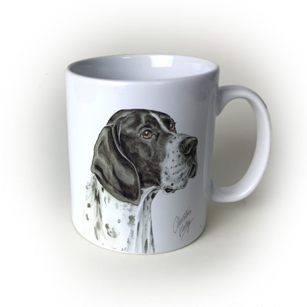 English Pointer Dog Ceramic Mug by Waggydogz