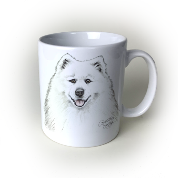 CMG-253 Samoyed Ceramic Mug