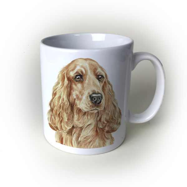 Golden Cocker Spaniel dog mug