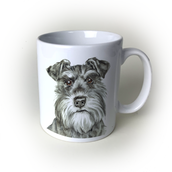 Schnauzer dog mug