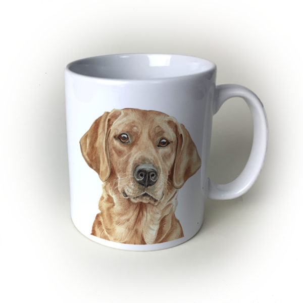 Fox Red Labrador dog mug