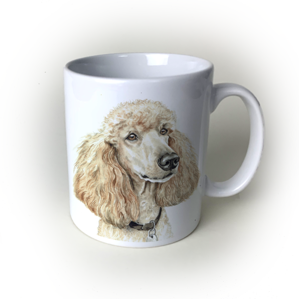 Apricot Poodle dog mug