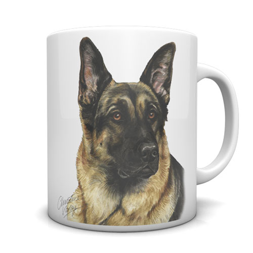 German Shepherd Ceramic Mug by Waggydogz