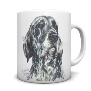English Setter Ceramic Mug by Waggydogz