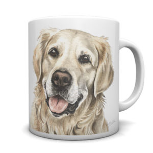 Golden Retriever Ceramic Mug by Waggydogz