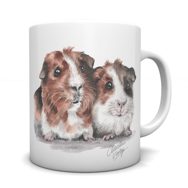 Guinea Pigs Ceramic Mug by Waggydogz