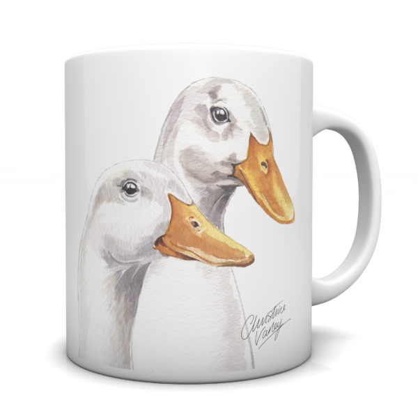 Ducks Ceramic Mug by Waggydogz