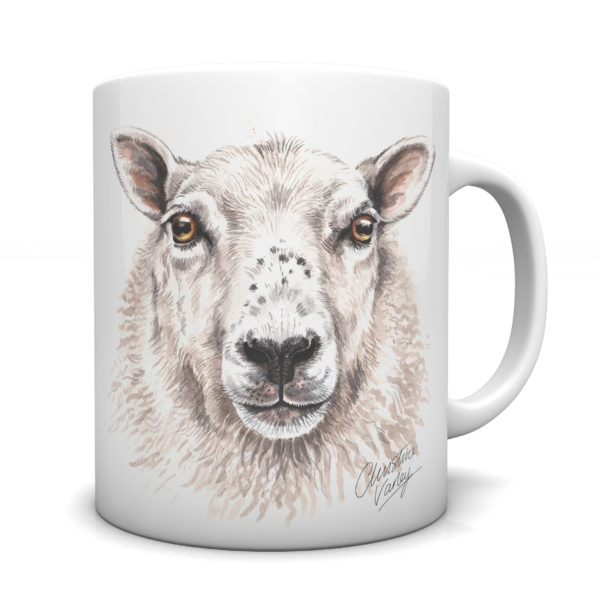 Sheep Ceramic Mug by Waggydogz