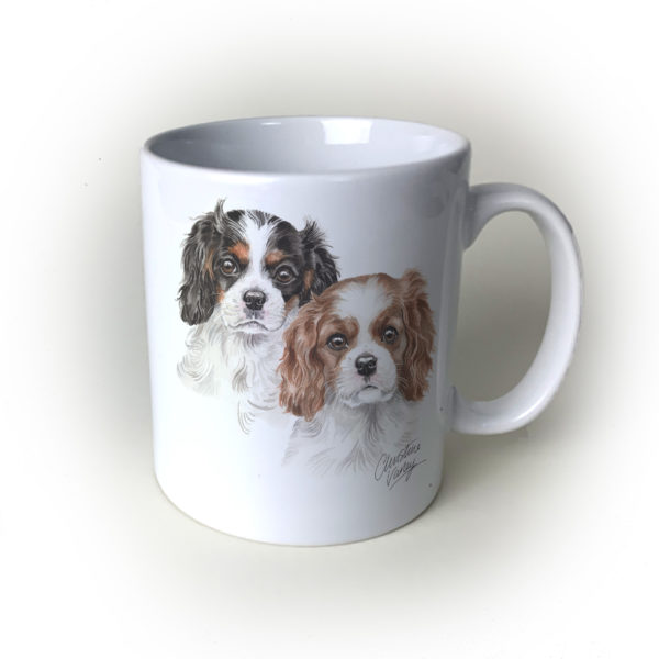 Cav King Charles Ceramic Mug by Waggydogz