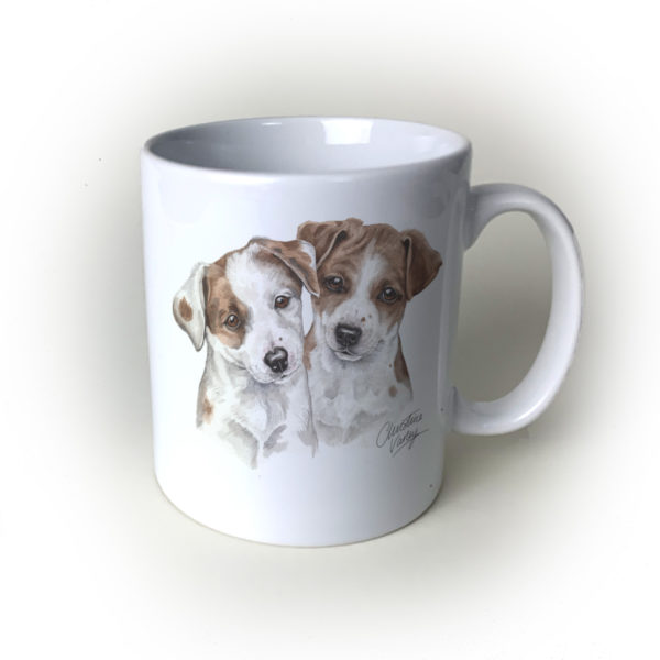 Jack Russells Ceramic Mug by Waggydogz