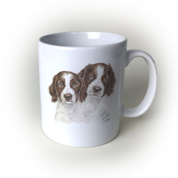 Springer Spaniels Ceramic Mug by Waggydogz