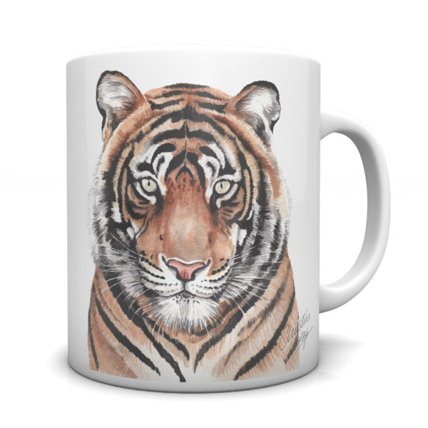 Tiger Ceramic Mug by Waggydogz