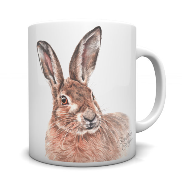 Hare Ceramic Mug by Waggydogz