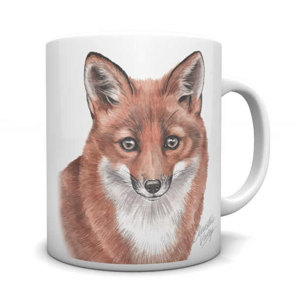 Fox Ceramic Mug by Waggydogz