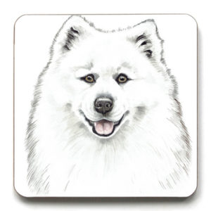 Samoyed Dog Breed Coaster CST-253