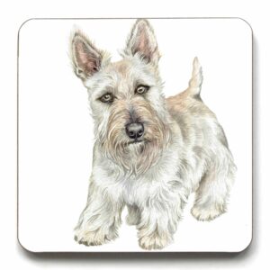 Wheaten Scottish Terrier Dog Breed Coaster (CST-270)