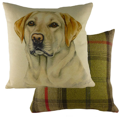 Golden Labrador Dog Cushion