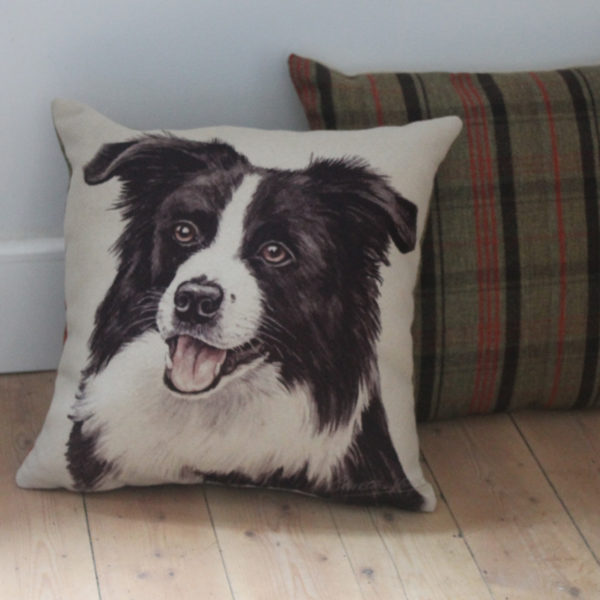 Border Collie Dog Cushion