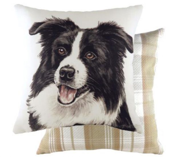 Border Collie Dog Cushion