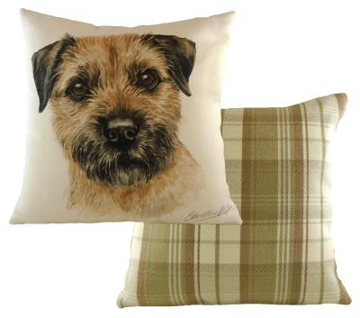 Border Terrier Dog Cushion