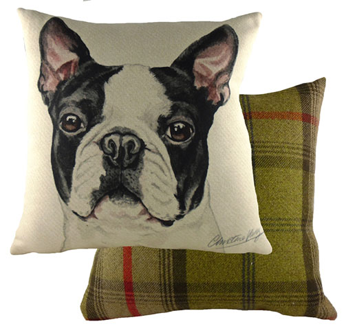 Boston Terrier Dog Cushion