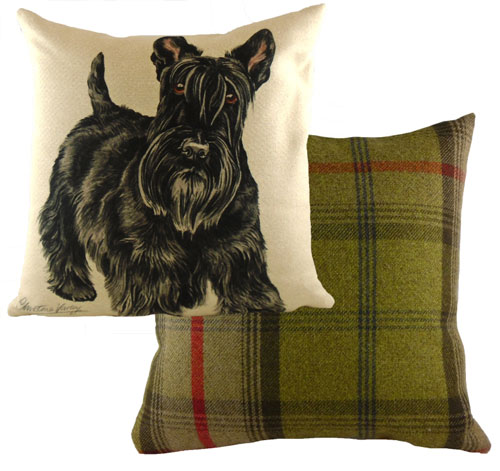 Scottish Terrier Dog Cushion