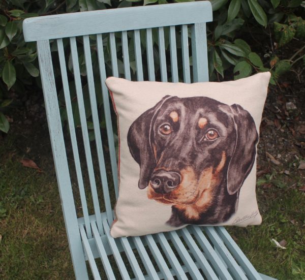 Doberman Dog Cushion (CUS-222) - Image 2