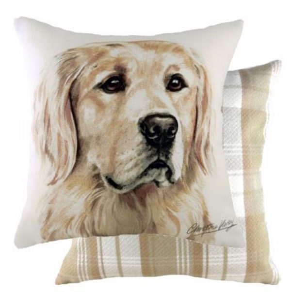 Golden Retriever Dog Cushion
