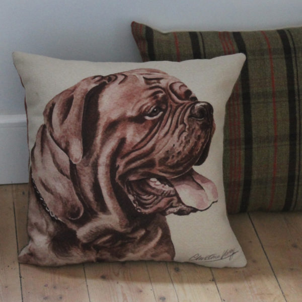 Dogue de Bordeaux Dog Cushion