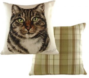 Tabby Cat Cushion
