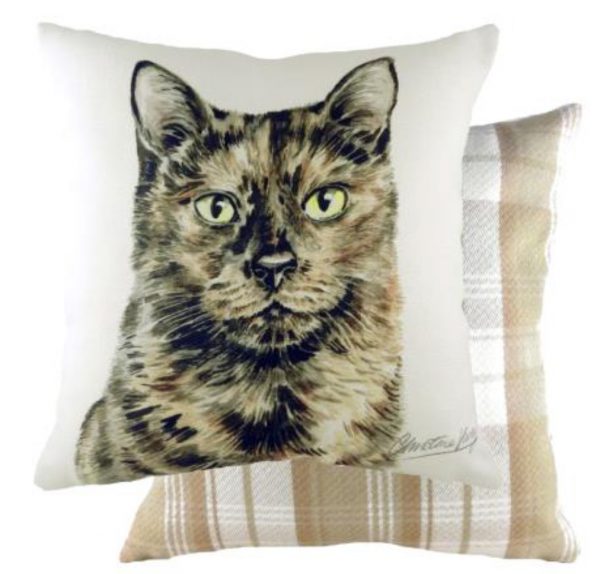 Tortoiseshell Cat Cushion