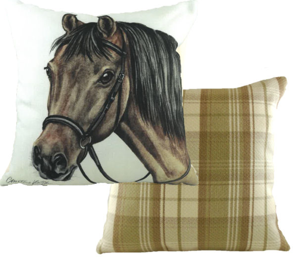 Bay Horse Cushion