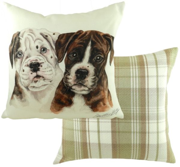 Boxer Puppies Cushion